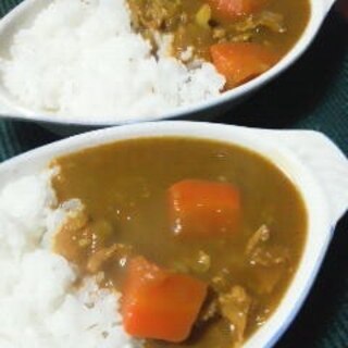 じゃがいもでとろとろポークカレー